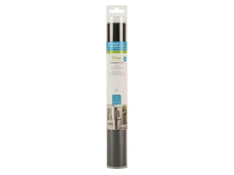 Cricut Vinylfolie Premium  Permanent 30.5 x 122 cm, Schwarz