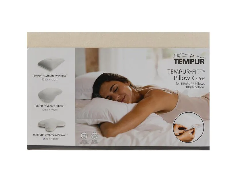 Tempur Kopfkissenbezug Ombracio Weiss