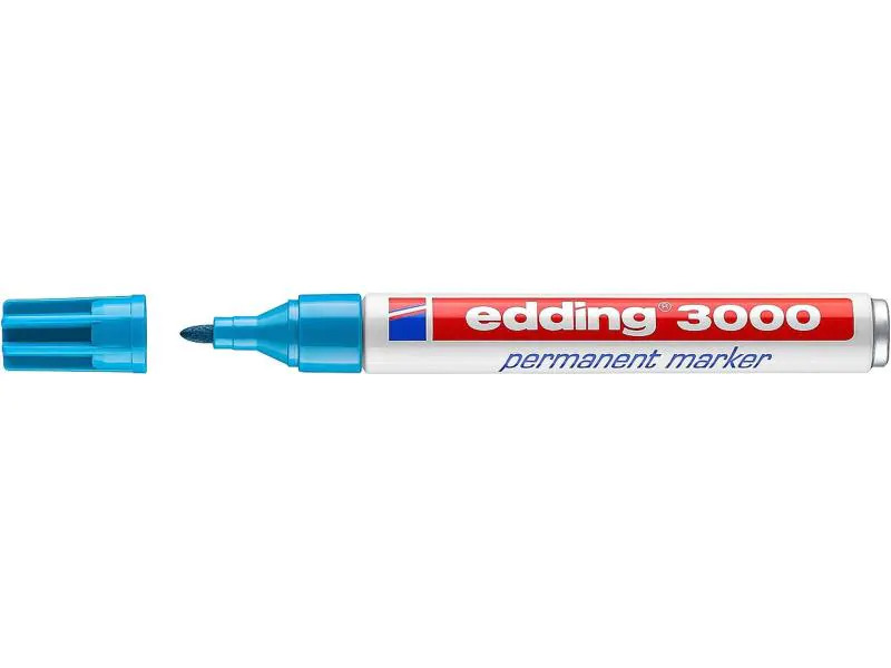 edding Permanent-Marker 3000 Hellblau
