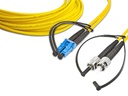 Lightwin LWL-Patchkabel LC-ST, Singlemode, Duplex, 2m