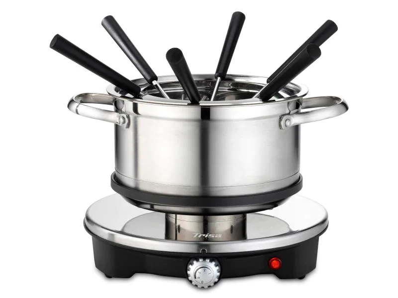 Trisa Vario Inox 9 Teile, Schwarz/Silber