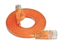 SLIM Slimpatchkabel RJ-45 - RJ-45, Cat 6, UTP, 0.5 m, Orange