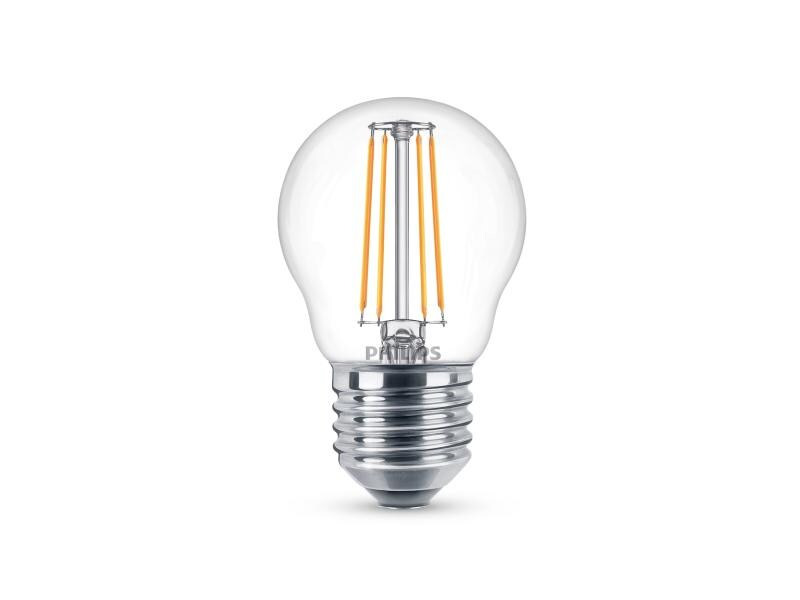 Philips Lampe LEDcla 40W E27 P45 WW CL ND Warmweiss