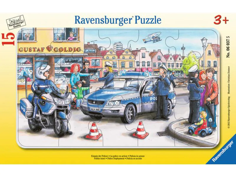 Ravensburger Puzzle Einsatz der Polizei