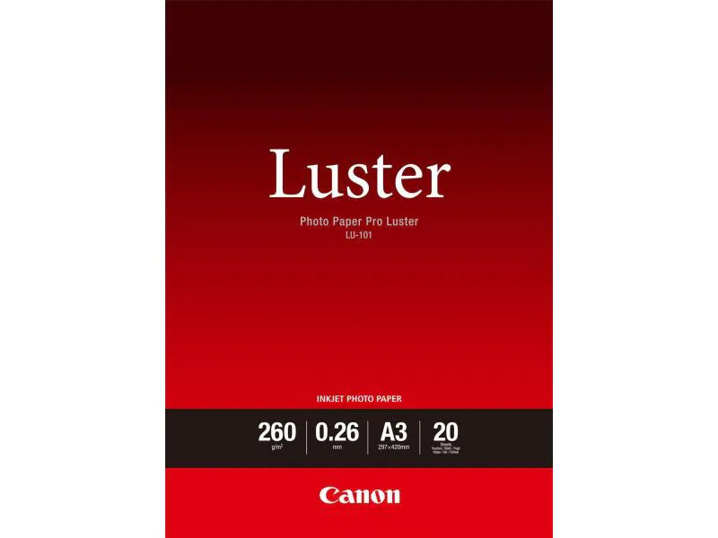 Canon Fotopapier LU-101 A3 260 g/m² 20 Stück