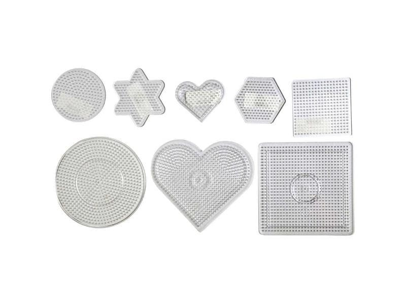 Creativ Company Bügelperlen Platten 8er Transparent