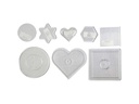 Creativ Company Bügelperlen Platten 8er Transparent
