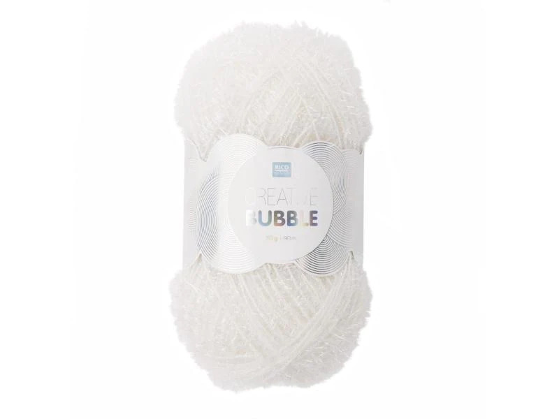 Rico Design Wolle Creative Bubble 50 g Weiss