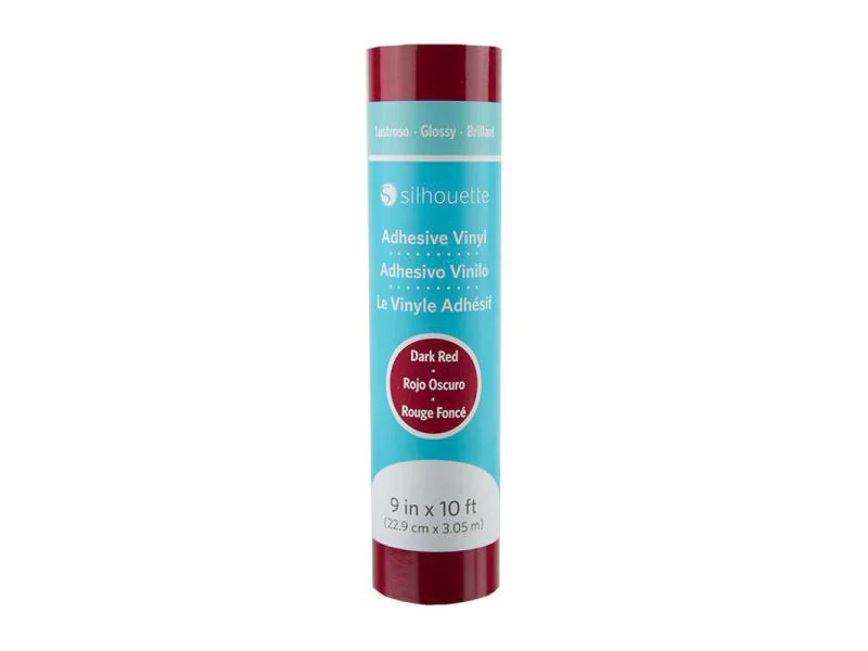 Silhouette Vinylfolie Glossy 22.9 cm Dunkelrot