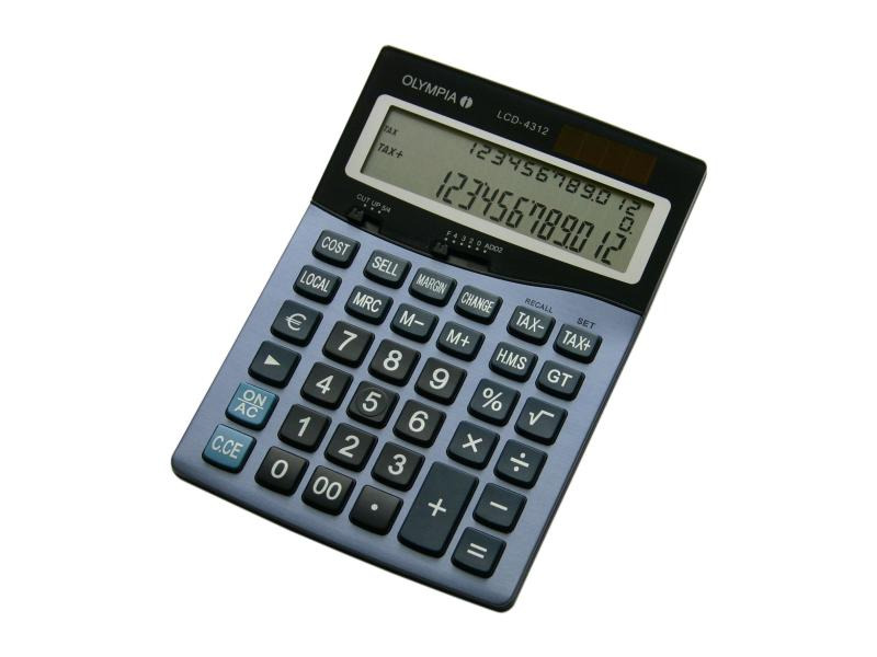 Olympia Taschenrechner LCD 4312