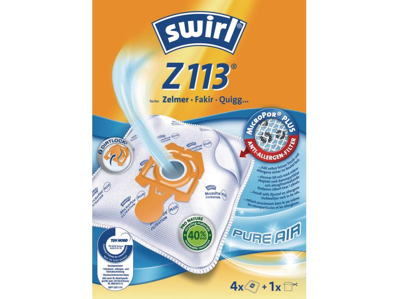 Swirl Staubfilterbeutel Z 113 4 Stück