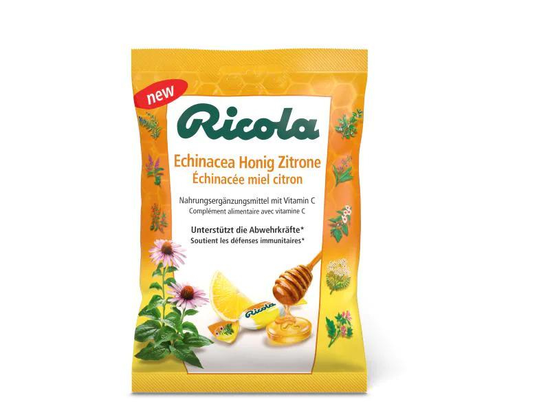 Ricola Bonbons Echinacea Honig Zitrone 75 g