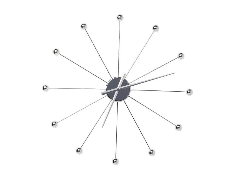 Kare Wanduhr Umbrella Ø 60 cm Chrome