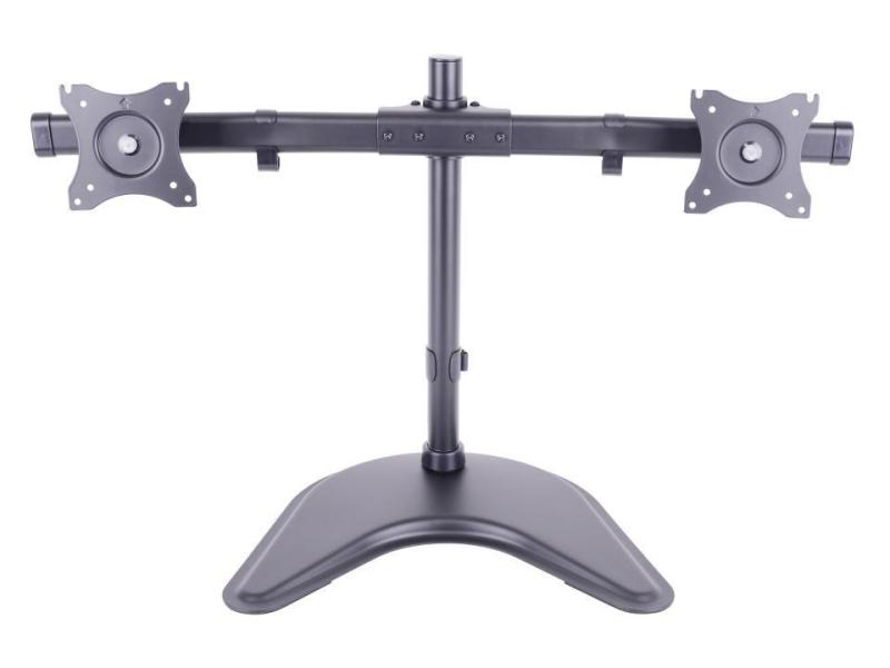 Multibrackets Monitor-Standfuss Basic Dual bis 10 kg – Schwarz