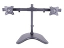 Multibrackets Monitor-Standfuss Basic Dual bis 10 kg – Schwarz
