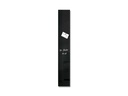 Sigel Magnethaftendes Glassboard artverum 78 cm x 12 cm, Schwarz