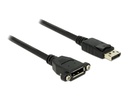 Delock Kabel zum Einbau DisplayPort - DisplayPort, 1 m