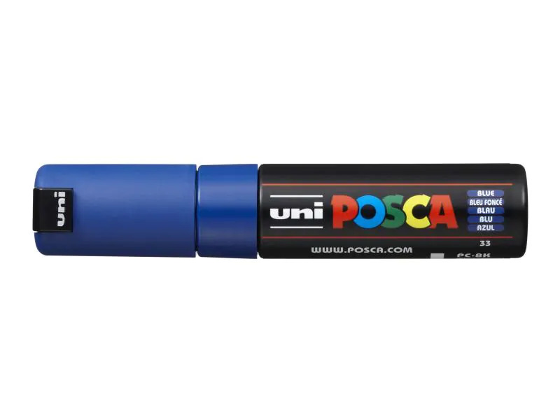 Uni Permanent-Marker POSCA 8 mm Blau