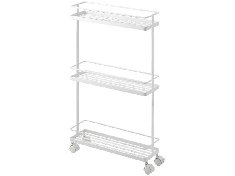 Yamazaki Bartrolley Tower Kunststoff/Metall, Weiss
