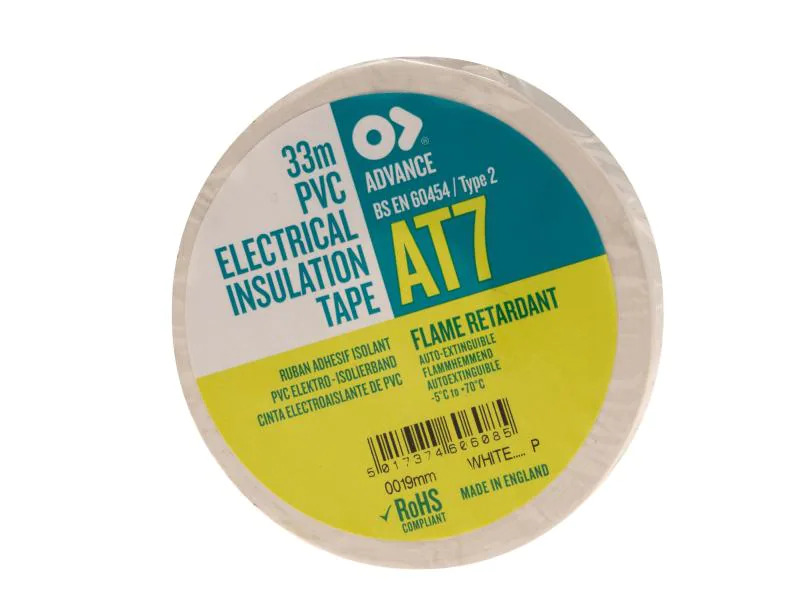 Advance Isolierband AT7 19 mm x 33 m, Weiss