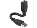Delock USB 3.0-Kabel ShapeCable USB A - USB A 0.15 m