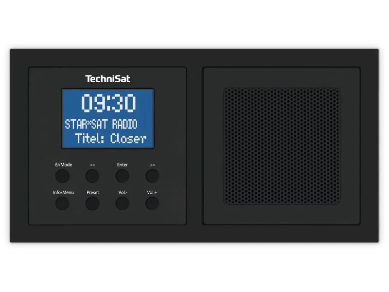 Technisat DAB+ Radio DigitRadio Up 1 Schwarz