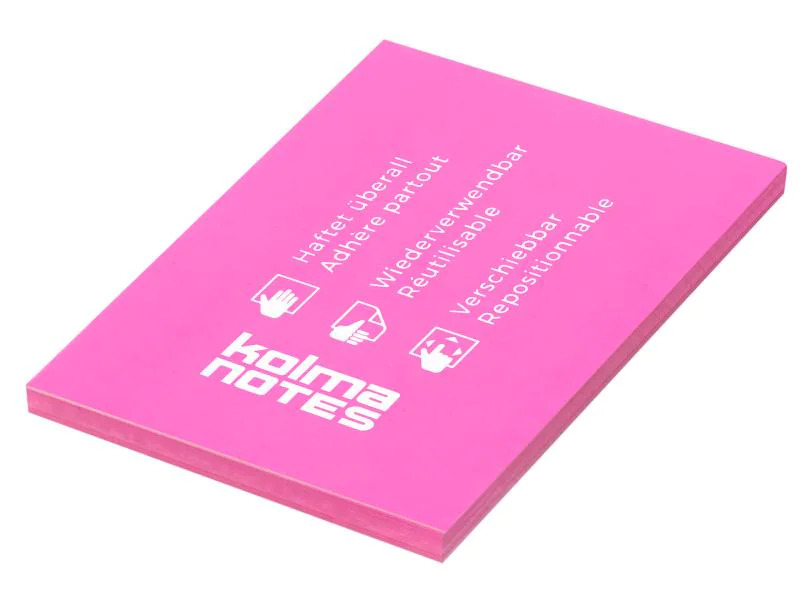 Kolma Notizzettel NOTES A7 Pink, 100 Blatt