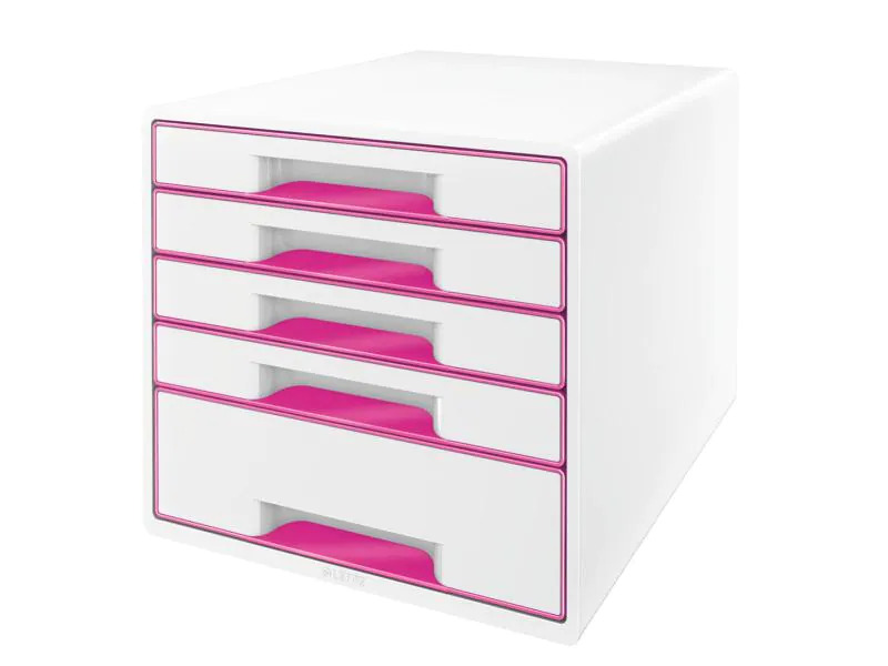 Leitz Schubladenbox Wow Cube 5 Pink