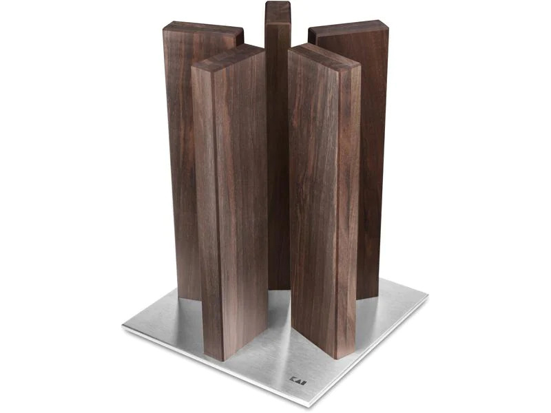 Kai Messerblock Stonehenge Walnuss/Edelstahl