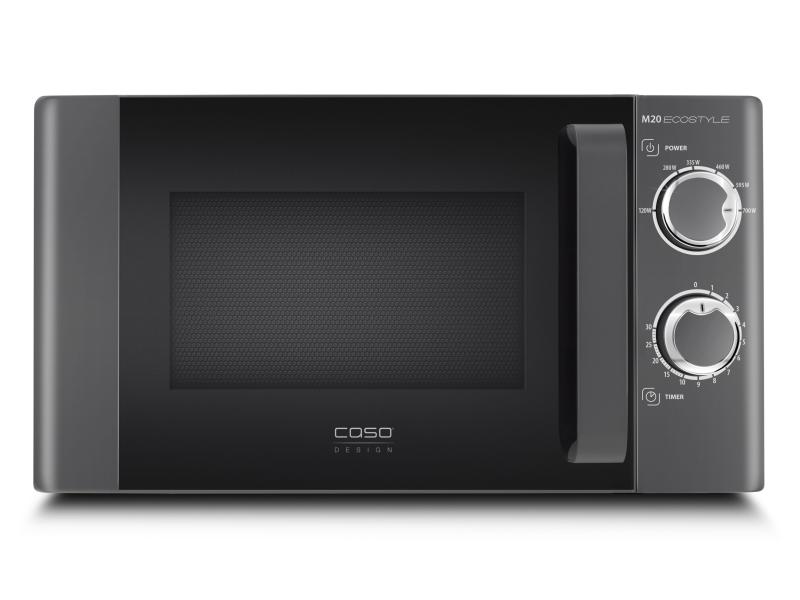 Caso Mikrowelle M20 Ecostyle Grau/Schwarz