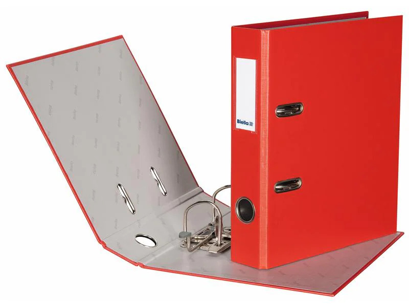 Biella Ordner Plasticolor A5 4 cm, Rot