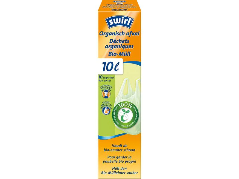 Swirl Grüngut-Müllbeutel 10 l, 10 Stück