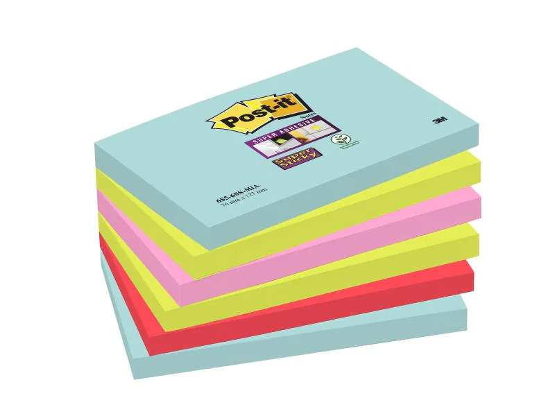 Post-it Notizzettel Post-it Super Sticky Notes 12.7 cm x 7.6 cm