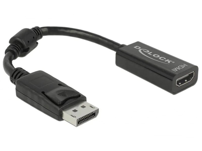 Delock Adapter Displayport - HDMI Schwarz