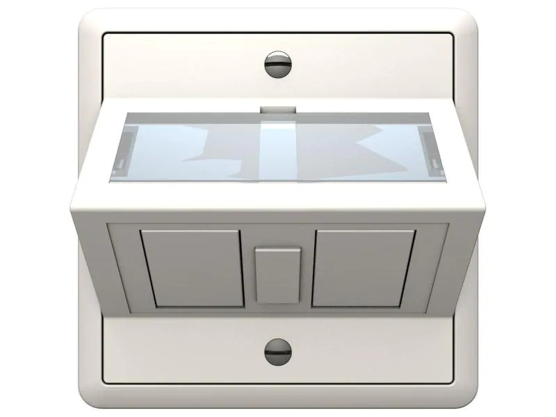 Swisscom Netzwerkdose 2x RJ45 / 1x FO