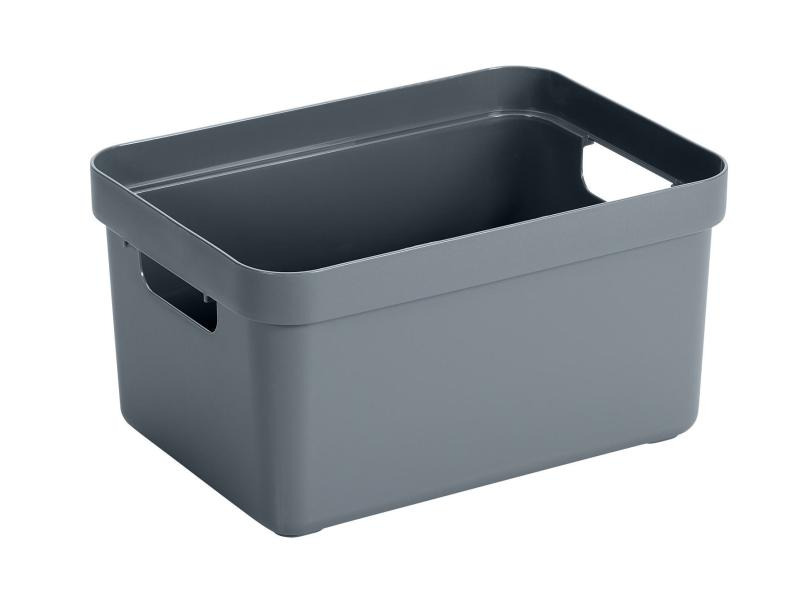 Sigma Home Aufbewahrungsbox 13 l Blau/Grau