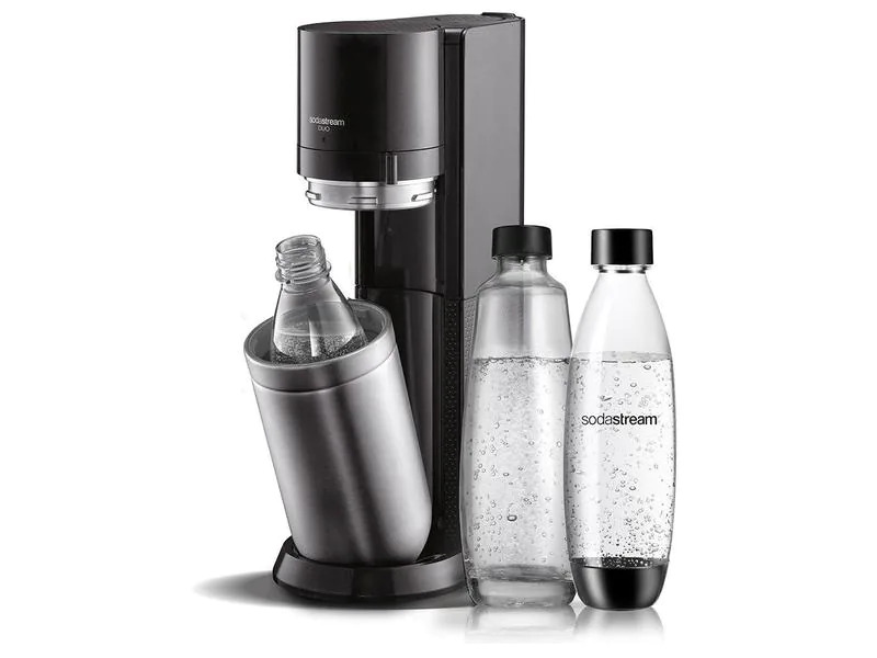Sodastream Wassersprudler DUO Schwarz/Silber