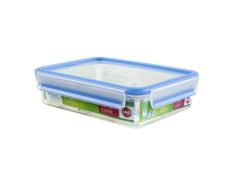 Emsa Vorratsbehälter Clip &amp; Close 1.2 l, Transparent