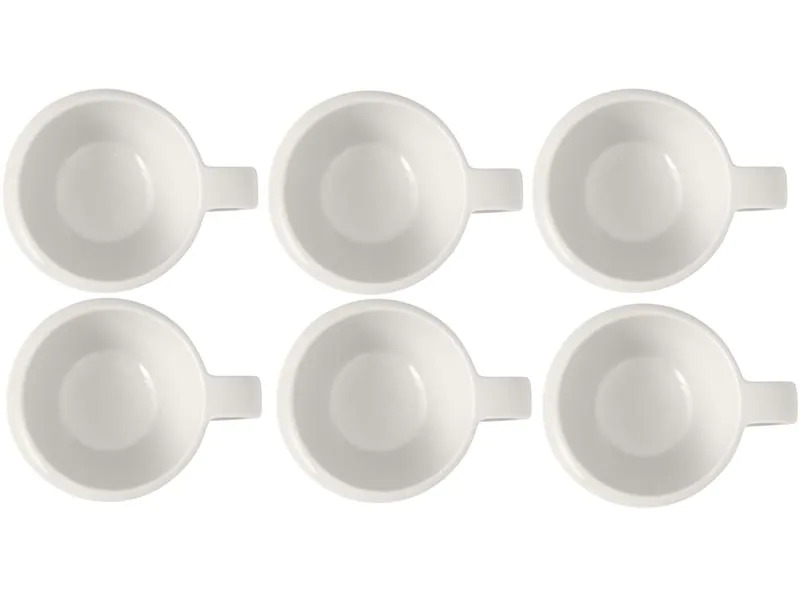 Villeroy &amp; Boch Espressotasse New Moon 100 ml, 6 Stück, Weiss