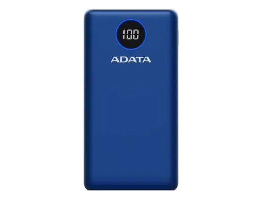 ADATA Powerbank P20000QCD (20000 mAh, USB-A, USB-C, Display)