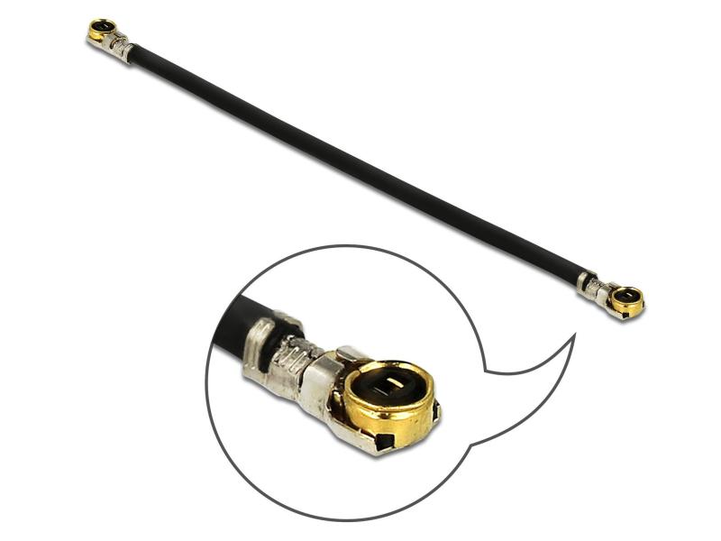Delock Antennenkabel MHF 4L zu MHF 4L Stecker, 4.5cm
