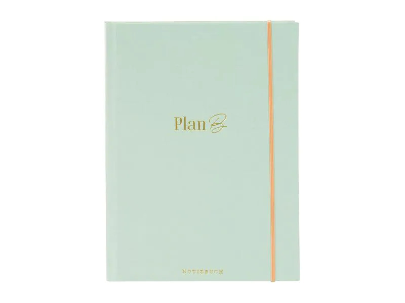 Goldbuch Notizbuch Plan B A5, Dot, Grün