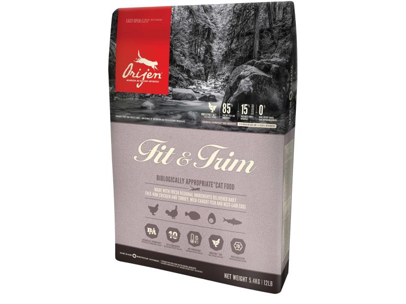 Orijen Trockenfutter Cat Fit &amp; Trim mit Huhn, 5.4 kg