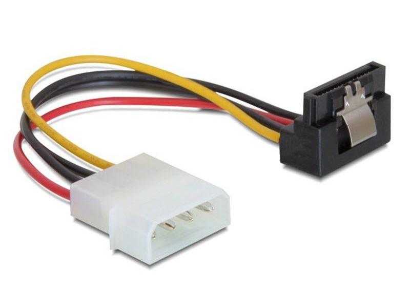 Delock Stromkabel Molex - SATA gewinkelt 12 cm