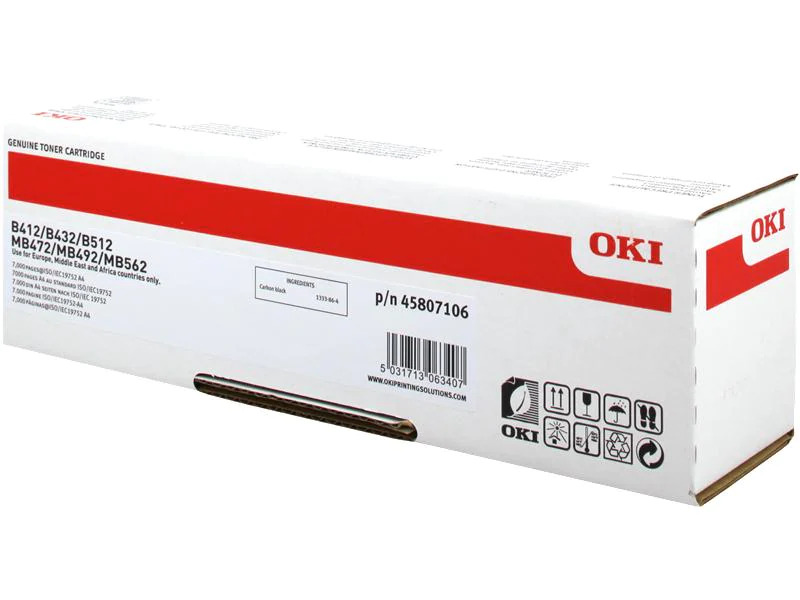 OKI Toner 45807106 Black