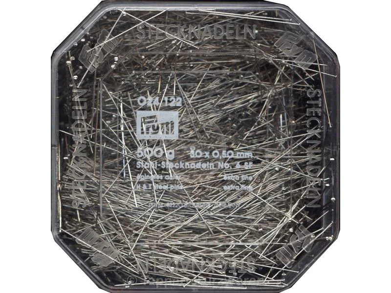 Prym Stecknadel Ø 0.5 mm x 3 cm, 500 g, Stahl
