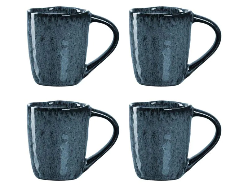 Leonardo Espressotasse Matera 90 ml, 4 Stück, Blau