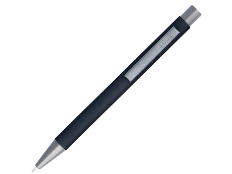 Online Kugelschreiber Soft Metal Medium (M), Schwarz
