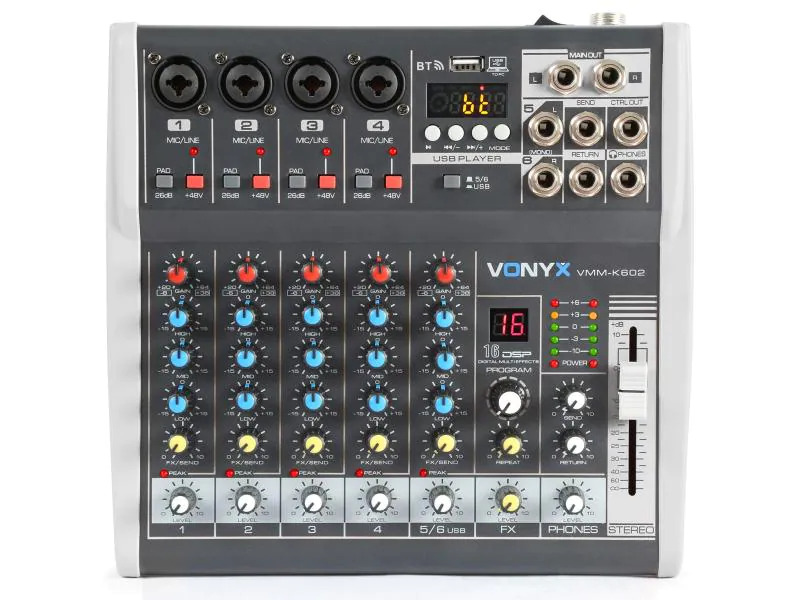Vonyx Mischpult VMM-K602