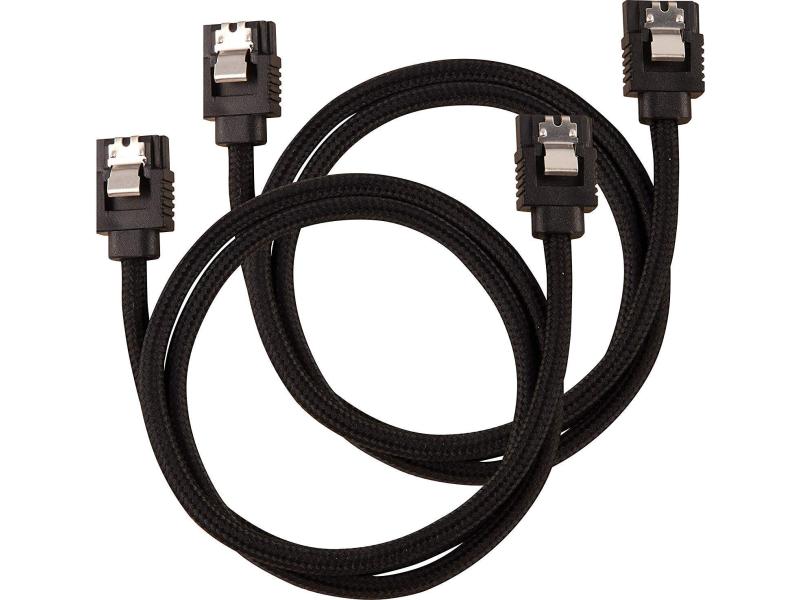 Corsair SATA3-Kabel Premium Set Schwarz 60 cm